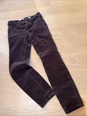 Anthropologie Pilcro and the letterpress stretch  courderoy dark brown size 26